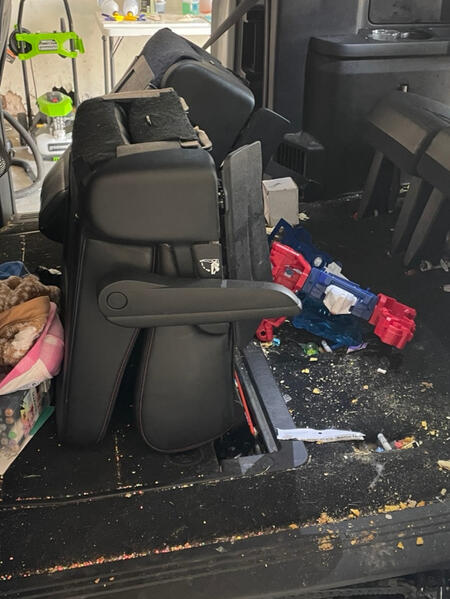 BEFORE · Rear interior